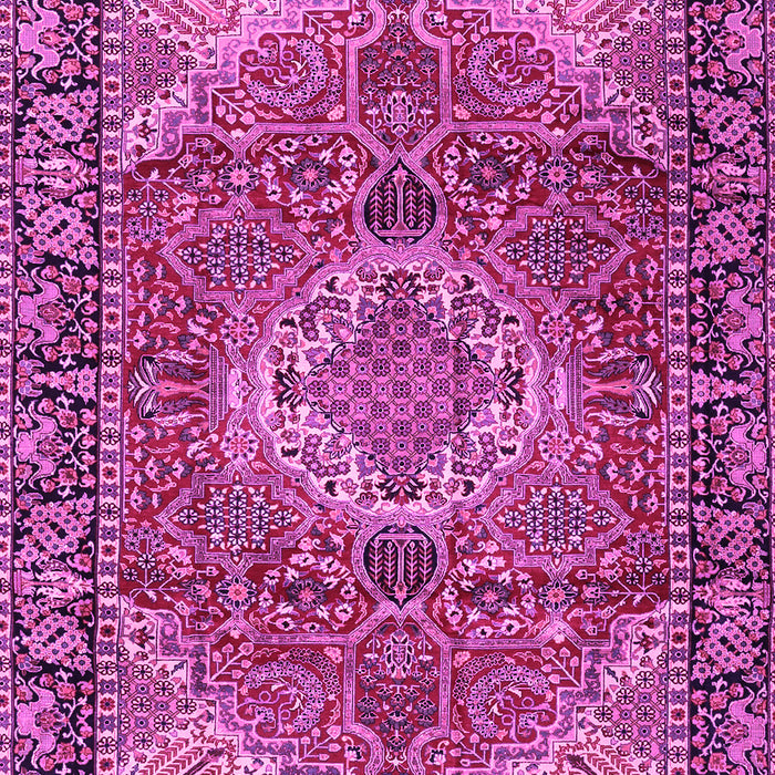 Medallion Pink Traditional Rug, tr2570pnk