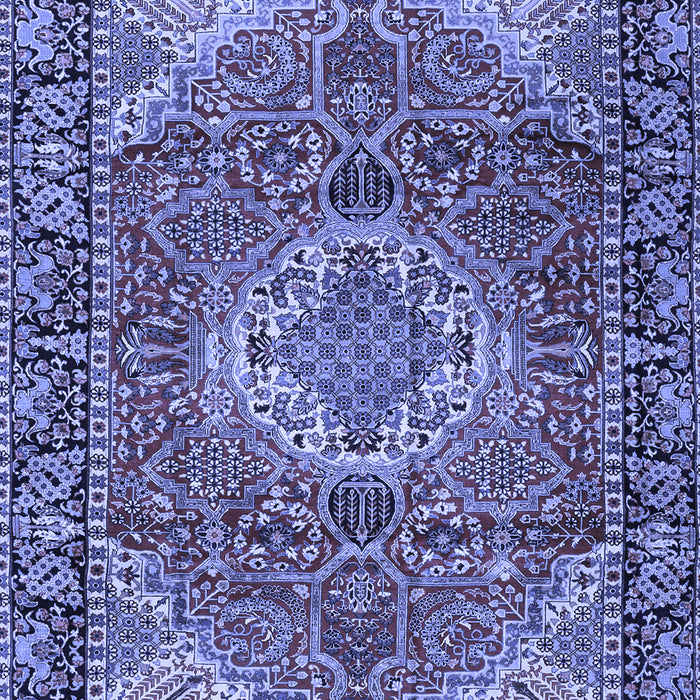Medallion Blue Traditional Rug, tr2570blu