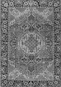 Medallion Gray Traditional Rug, tr2570gry