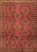 Machine Washable Persian Brown Traditional Rug, wshtr2571brn