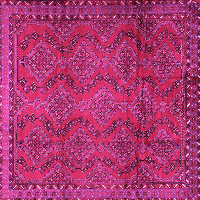 Square Persian Pink Traditional Rug, tr2571pnk