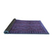 Sideview of Persian Blue Traditional Rug, tr2571blu