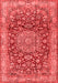 Medallion Red Traditional Area Rugs