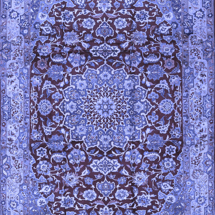 Medallion Blue Traditional Rug, tr2572blu