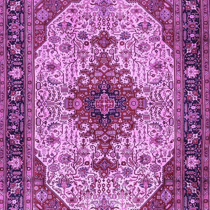 Medallion Purple Traditional Rug, tr2573pur