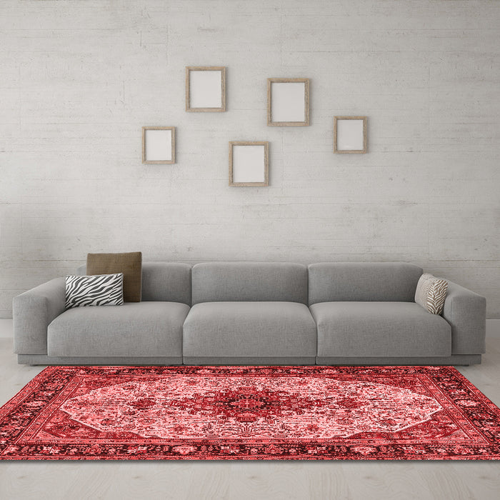 Traditional Red Washable Rugs