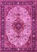 Medallion Pink Traditional Rug, tr2573pnk