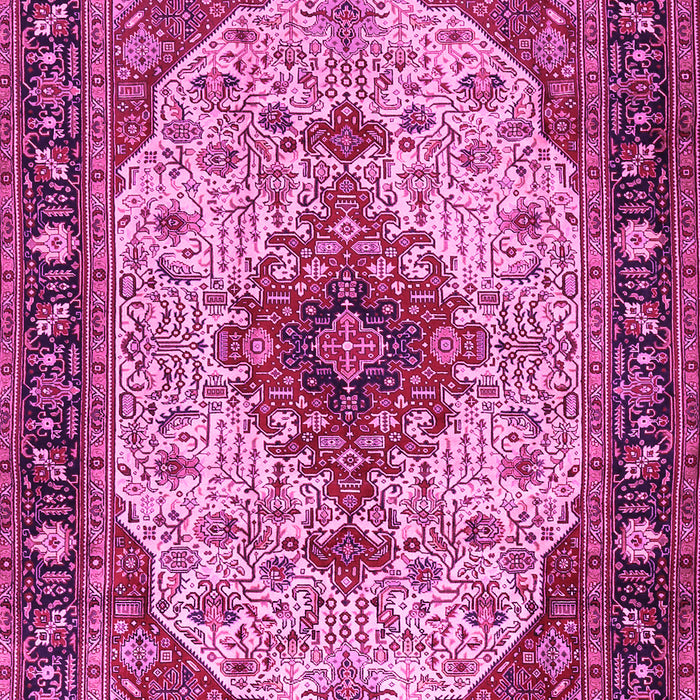 Medallion Pink Traditional Rug, tr2573pnk