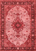 Medallion Red Traditional Area Rugs