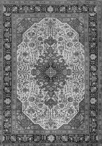 Medallion Gray Traditional Rug, tr2573gry