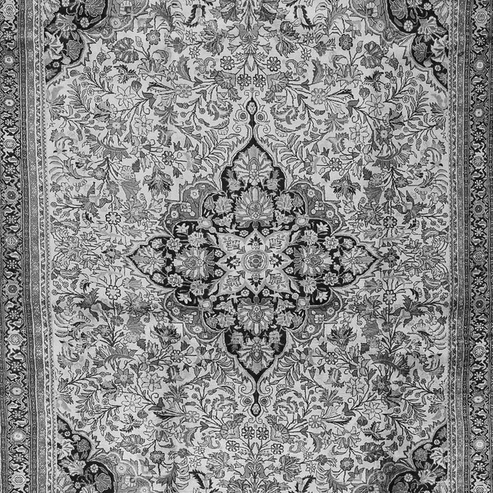 Medallion Gray Traditional Rug, tr2574gry