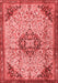 Medallion Red Traditional Area Rugs