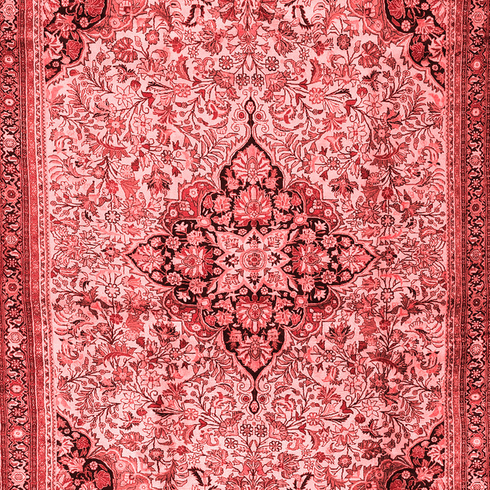Medallion Red Traditional Area Rugs