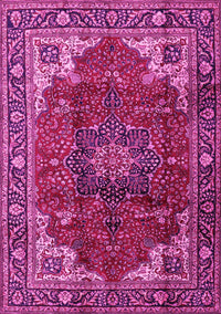 Medallion Pink Traditional Rug, tr2575pnk