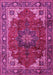 Medallion Pink Traditional Rug, tr2575pnk