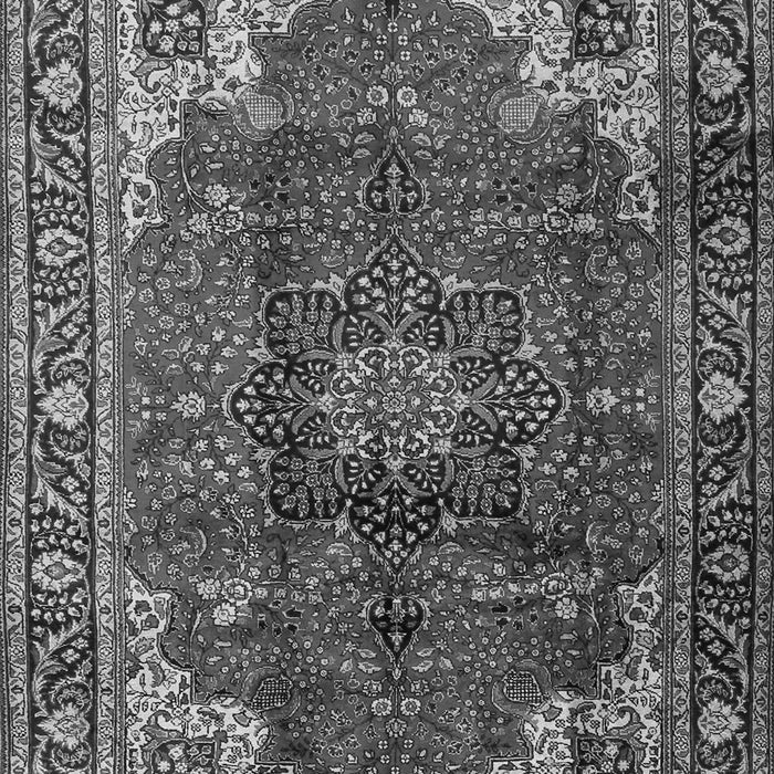 Medallion Gray Traditional Rug, tr2575gry