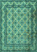 Persian Turquoise Traditional Rug, tr2576turq
