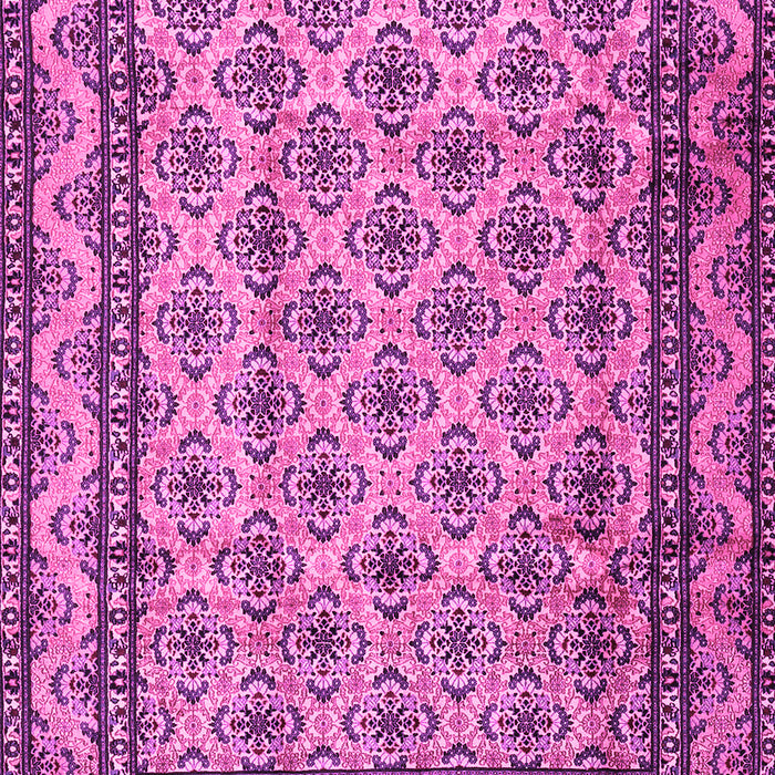 Machine Washable Persian Pink Traditional Rug, wshtr2576pnk