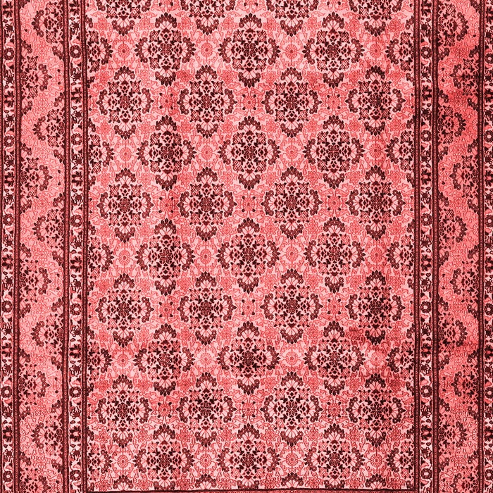 Machine Washable Persian Red Traditional Rug, wshtr2576red