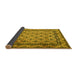 Sideview of Persian Yellow Traditional Rug, tr2576yw