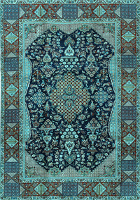 Persian Light Blue Traditional Rug, tr2577lblu