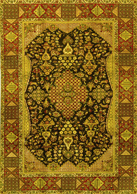 Persian Yellow Traditional Rug, tr2577yw