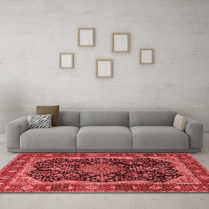Traditional Red Washable Rugs