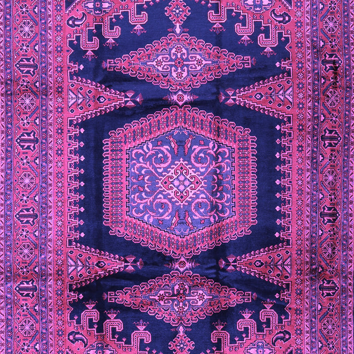 Machine Washable Persian Purple Traditional Area Rugs, wshtr2578pur