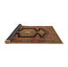 Sideview of Persian Brown Traditional Rug, tr2578brn