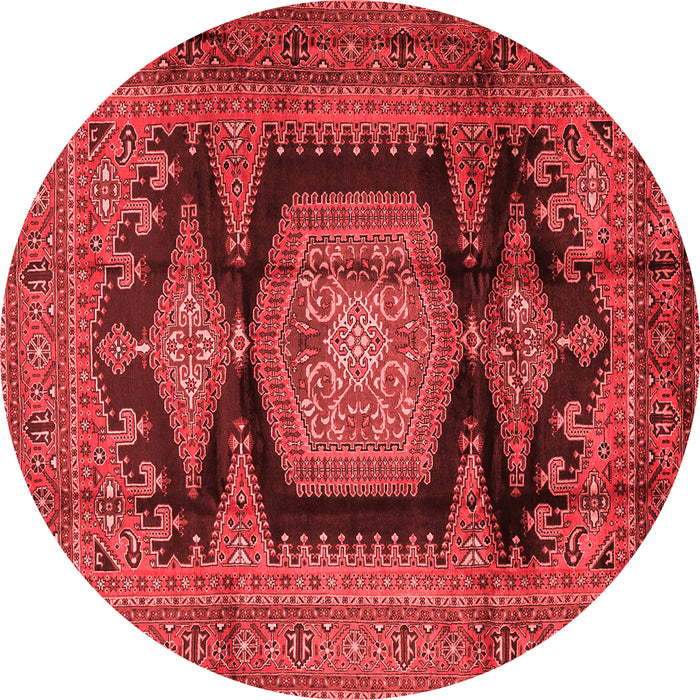 Machine Washable Persian Red Traditional Rug, wshtr2578red