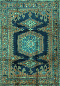 Persian Turquoise Traditional Rug, tr2578turq