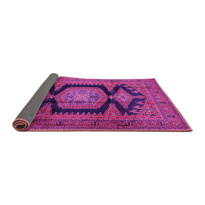 Sideview of Persian Pink Traditional Rug, tr2578pnk