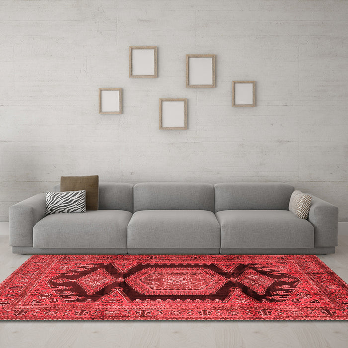 Traditional Red Washable Rugs