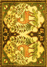 Persian Yellow Traditional Rug, tr2579yw