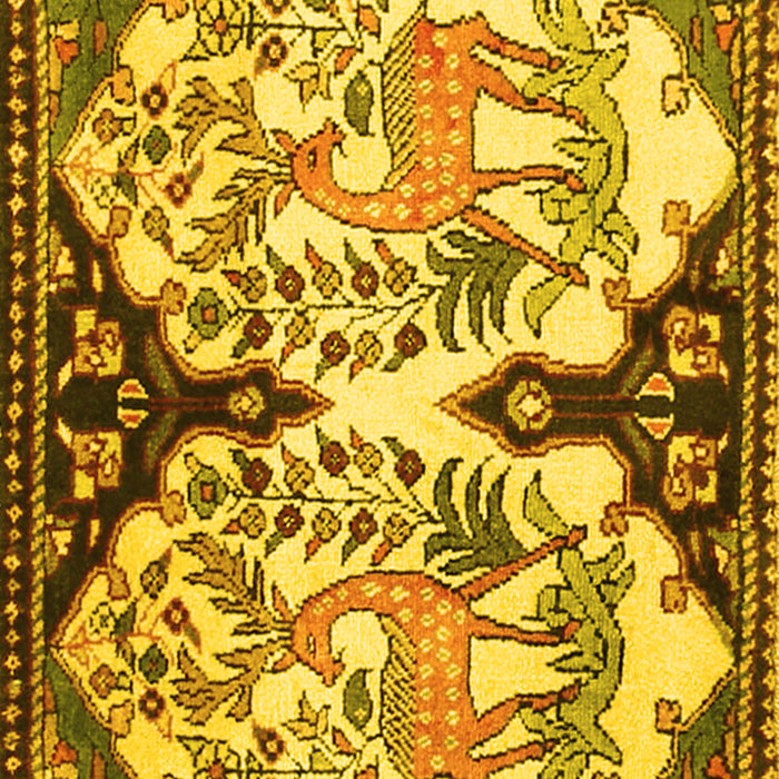 Persian Yellow Traditional Rug, tr2579yw