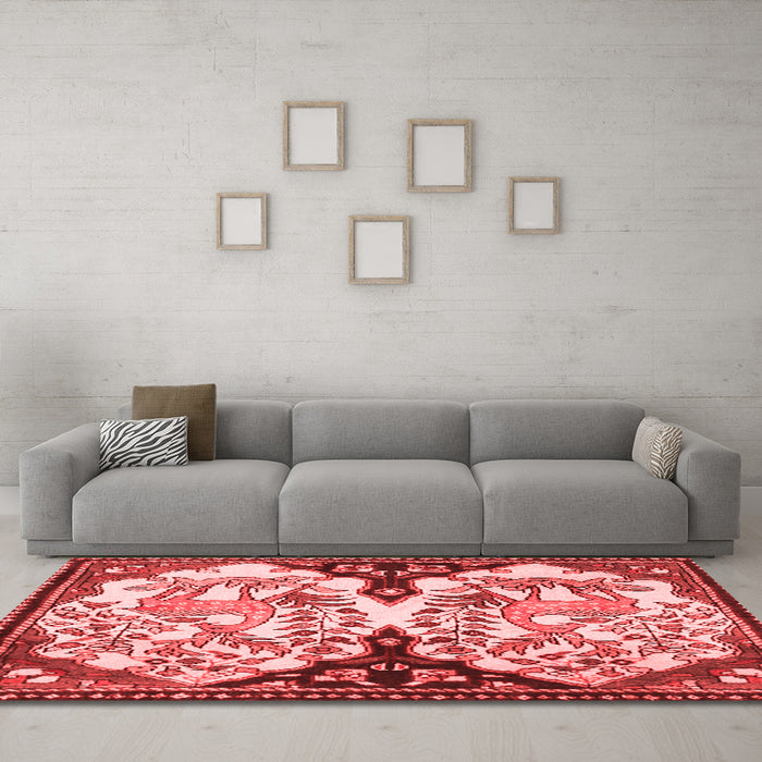 Traditional Red Washable Rugs