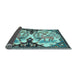 Sideview of Persian Light Blue Traditional Rug, tr2579lblu