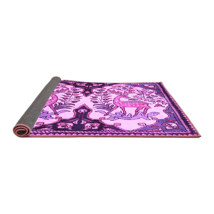 Sideview of Persian Purple Traditional Rug, tr2579pur
