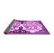 Sideview of Persian Purple Traditional Rug, tr2579pur