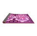 Sideview of Persian Pink Traditional Rug, tr2579pnk