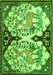 Persian Green Traditional Rug, tr2579grn