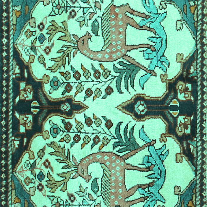 Persian Turquoise Traditional Rug, tr2579turq