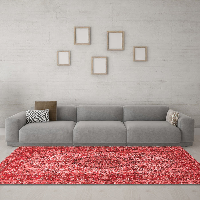 Traditional Red Washable Rugs