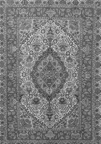 Medallion Gray Traditional Rug, tr257gry