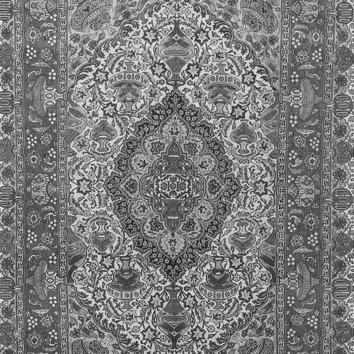 Medallion Gray Traditional Rug, tr257gry