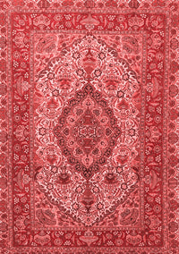 Medallion Red Traditional Rug, tr257red