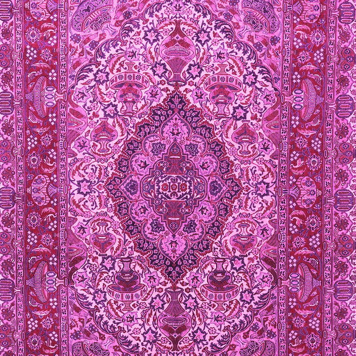 Medallion Pink Traditional Rug, tr257pnk