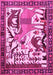 Machine Washable Animal Pink Traditional Rug, wshtr2580pnk