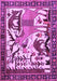 Machine Washable Animal Purple Traditional Area Rugs, wshtr2580pur