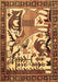 Animal Brown Traditional Rug, tr2580brn